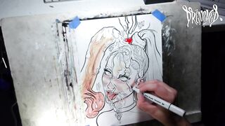 Drawing "Grand Sundae" Celebrity Facial Dream