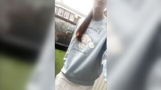 caged sissy gal bang vibrator in public secretly jessiesissyadventures