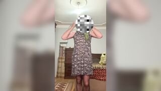 my hijabi large booty stepmom undressing