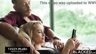 BLACKED Petite BBC-Hungry Kelly Collins Bangs Jason's Massive Wang For Cuck Hubby