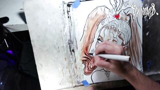 Drawing "Grand Sundae" Celebrity Facial Dream