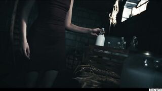 Youthful Russian Blond Banged by Basement Monster - Hardcore Comics Hentai cg Creampie & Cum in Throat