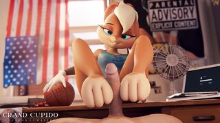 [compilation] Lola Bunny Footjob with Tracer Shemale hentai [Overwatch] [Grand Cupido]