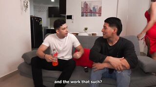 My most excellent ally's girlfriend ended up asking me for what this guy can't give her - What a great bang!