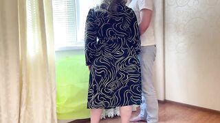 Older housewife gave oral pleasure and got drilled in the booty