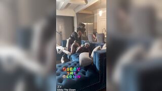 Small Black Drilled Hard By Gibby For Not Bringing Him A Turkey On Turkey Day