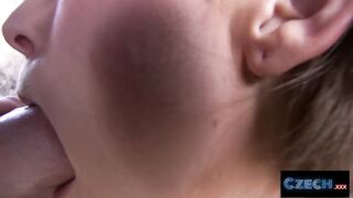 Will This babe CHEAT on her Boyfriend for MONEY? - CzechXXX