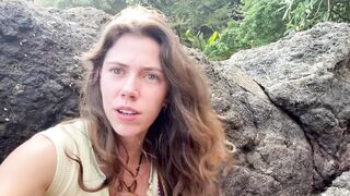 Youthful Wench Gets Caught Sneaking Away From Family Vacation To Masturbate in Public in Costa Rica