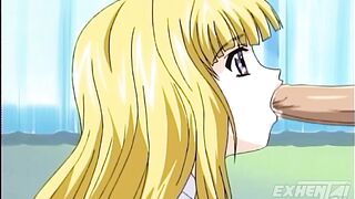 I suck him off and this guy bangs me in the centre of class - Uncensored Manga [SUBTITLED]