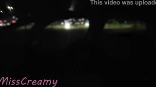 Dogging Floozy Wife in Public Parking Masturbates and Sucks a Voyeur Previous to Going Home to Her Spouse Risks Getting Caught by Everybody - MissCreamy