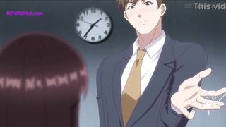 Amoral secretary with massive melons gets banged and licked by BOSS (Manga)