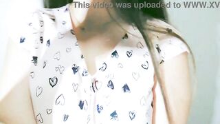 hawt student wearing white petticoat and hawt underware