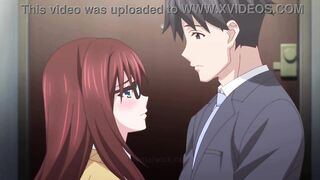 After Work, the Seductive Boss Takes Control Over his Shy Secretary (Hentai Anime)