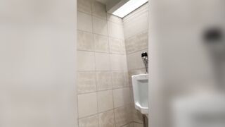 Public Water closet Exhibitionist