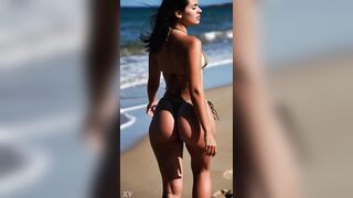 Massive booty thick gals walking - compilation 7 [AI]