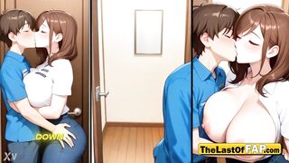 Neglected mother I'd like to fuck Cheats with large knob Delivery Man: Biggest Boobs Bounced, Unfathomable Creampie Whilst Mommy Waits Outside – AI Manga Uncensored