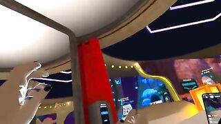 Homo femboy stroking in vrchat