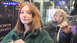 Double oral-job in the car previous to real sex in a public cinema