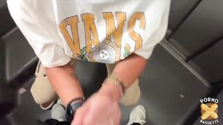 Pam, a golden-haired with large tits, likes coarse sex!