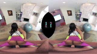 VRHUSH Jenna Foxx gets bent over and screwed in yoga panties