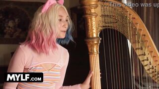 Wednesday Parody ~ Emo Beauty Bangs Preppy Beauty For 1st Time Lesbo Enjoyment