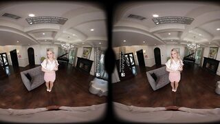 VR Bangers: Hawt Golden-haired mother I'd like to fuck Realtor Bangs Anally And Cums At a Abode Showing - VR Porn
