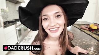 “Don't U Like My Halloween Suit, Step Dad?” Astonishing Sera Ryder Gets Her Consummate Vagina Stretched To the Max