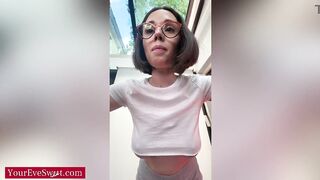 Hot Hairdresser Gets Lascivious After Haircut And Rides Her Large Sex toy - Eve Enjoyable