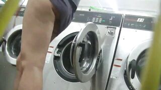 Sucking Ebony Rod At College Laundromat!!! Pt1 SHEER