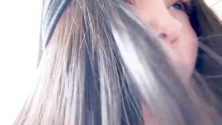 The moist pussy of an eighteen-year-old Oriental woman is so constricted that I easily reached her uterus.