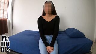 Oh my god! I filled Margarita's cunt with milk and this babe got preggy!