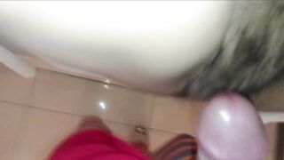 It's my stepsister's turn to clean her room. I costume up like a bitch and bang her.