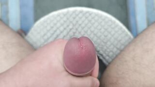 I wank my delicate dick and cum