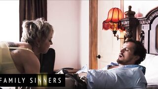 FAMILY SINNERS - Hawt mother I'd like to fuck Turns Stepson's Heartbreak Into Hawt Enjoyment Making Him Forget About His Ex