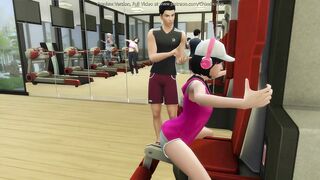 Banging My Girlfriend At The Gym During the time that Everybody Watches - sims 4 - CG Comics