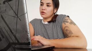 Carla Farting During the time that This babe's Working!