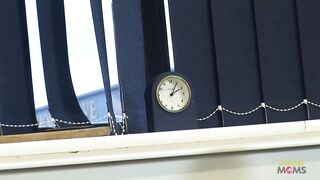 Breathtaking babe teaching a ally how to please a hard penis