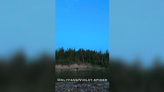 Tattooed brunette hair whore goes slender dipping