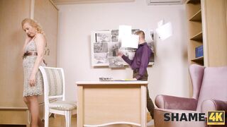 SHAME4K. Intimate eye changes the rules banging aged woman in nylons