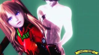 Asuka EVA-02 CG ANIME