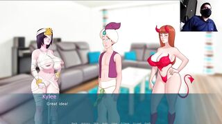 SexNote Chapter 48 Halloween Specific Fuckfest With My two Stepmothers and My Stepsister in Halloween Costumes