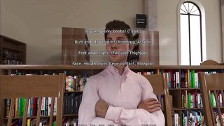 Sydney Suggests Max to Eat Her Booty & Oozing Cum in School Library