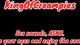 ASMR Sex Sounds. This chab goes down on her & makes her cum, then that guy bangs her hard and makes her groan