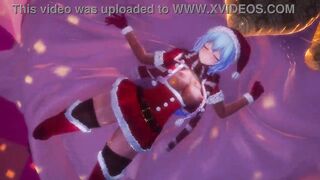 CG Anime Iwara - Having sex with Aqua sama in Love Hotel (Unity)