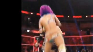 Sasha Banks wardrobe malfunction.