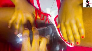 XMAS NAUGHTY PLAY WITH MY LESBO GIRLFRIEND