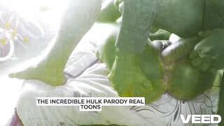 PARODY COSPLAY THE INCREDIBLE HULK BIGGEST PENIS GIANT THICK JOCK BANGING SHEHULK