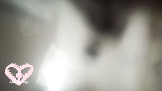 POV: In nature's garb Trans angel peeing over your face