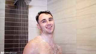 Thick Cock Gives Michael Boston A Surprise In The Shower