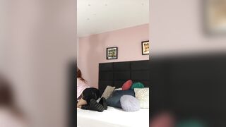 I give my lover's shlong a agreeable blow job and that guy fills me with milk